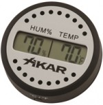 X-IKAR digitaler Hygrometer (1832xi) NEUES MODELL / Temperatur (°C & F) / Form: RUND