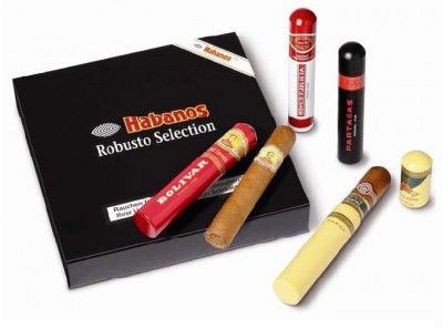 Habanos Robusto Selection Tubo/ Zigarren-Set