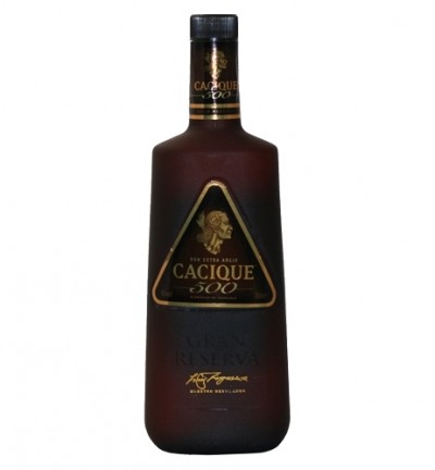 Cacique 500 Extra Anejo Gran Reserva / Flasche - 700ml., 40% Alc. Vol., Herkunft: Venezuela / (€ 60,71 pro L)