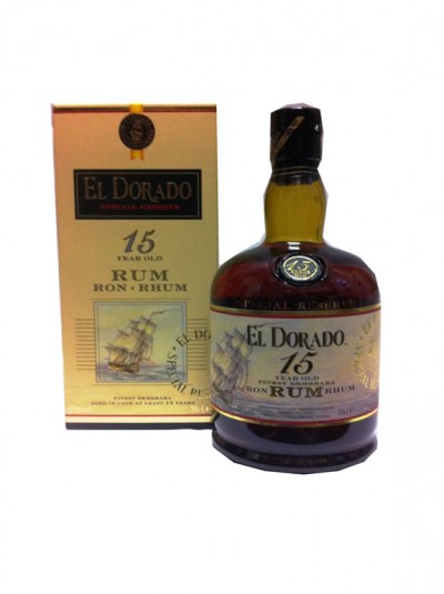 El Dorado 15 Years / Flasche - 700ml., 43% Alc. Vol., Herkunft: Guyana / (€ 68,43 pro L)