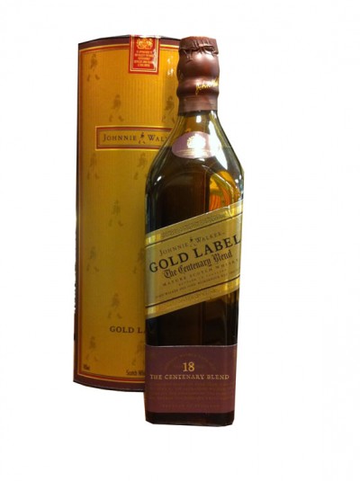 Johnnie Walker Gold Label (Blended)  / Alk. 40% , Inhalt 0.2L (99,75 € pro L)
