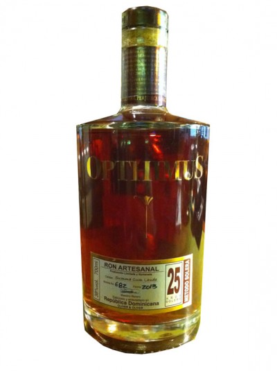 Opthimus 25 Anos / Flasche - 700ml., 38% Alc. Vol., Herkunft: Dom.Rep. / (€ 141,43 pro L)